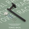 KOKOSIRI Bathroom Towel Bar Hand Towel Holders Wall Mount Toilet