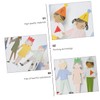 Operitacx 3pcs Hand Hand Birthday Greeting Cards Adorable Party Adornment