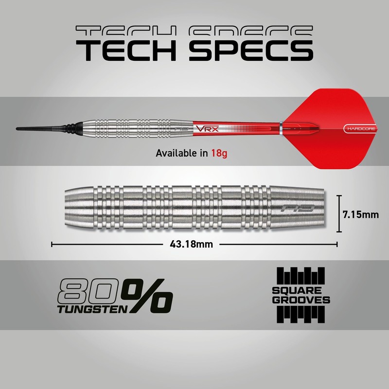 RED DRAGON Hell Fire 20g Soft Tip with Dart Flights