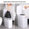 funest Small Drawstring Trash Bag,Easy to Tear and Pack,4 Gallon