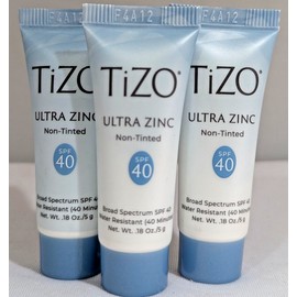TIZO (6 Pack) TIZO Ultra Zinc Non-Tinted SPF 40 Sunscreen, 0.18 oz. - EXP: 1/27
