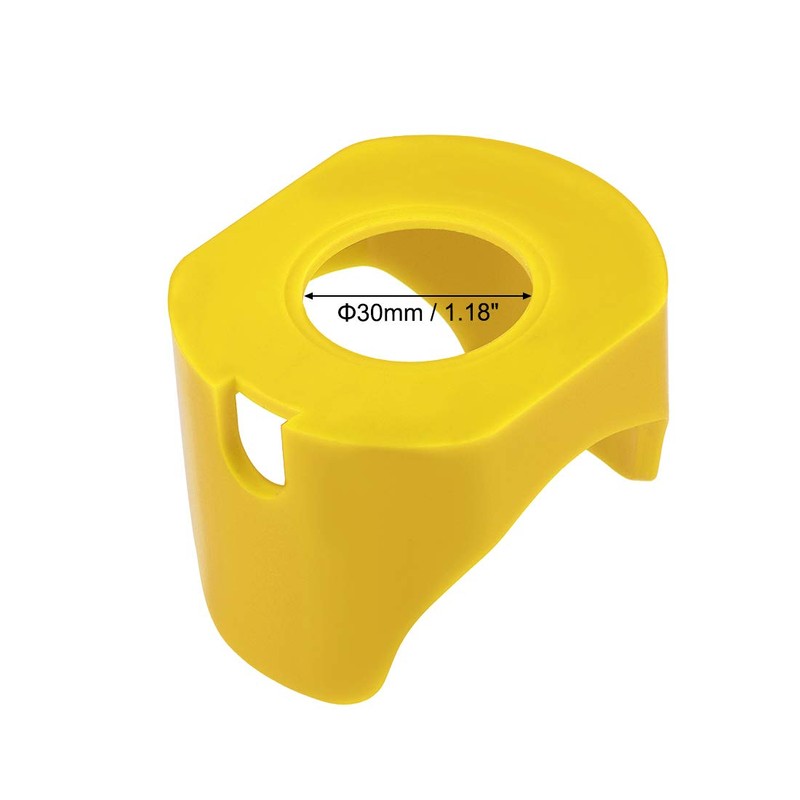 uxcell 30mm Plastic Two Feet Push Switch Button Protective Cover