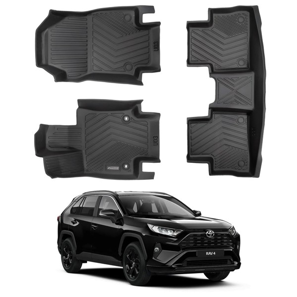 Compatible with Toyota RAV4 2019-2024 – 2 Row TPE All-Weather