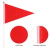 Pack of 12 Mini Flags Red Small Flag on Sticks