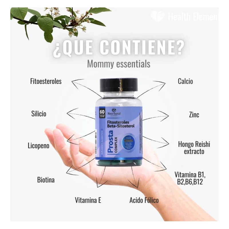 Prosta Complex Suplemento Para Próstata De 60 Tabs 1500 Mg