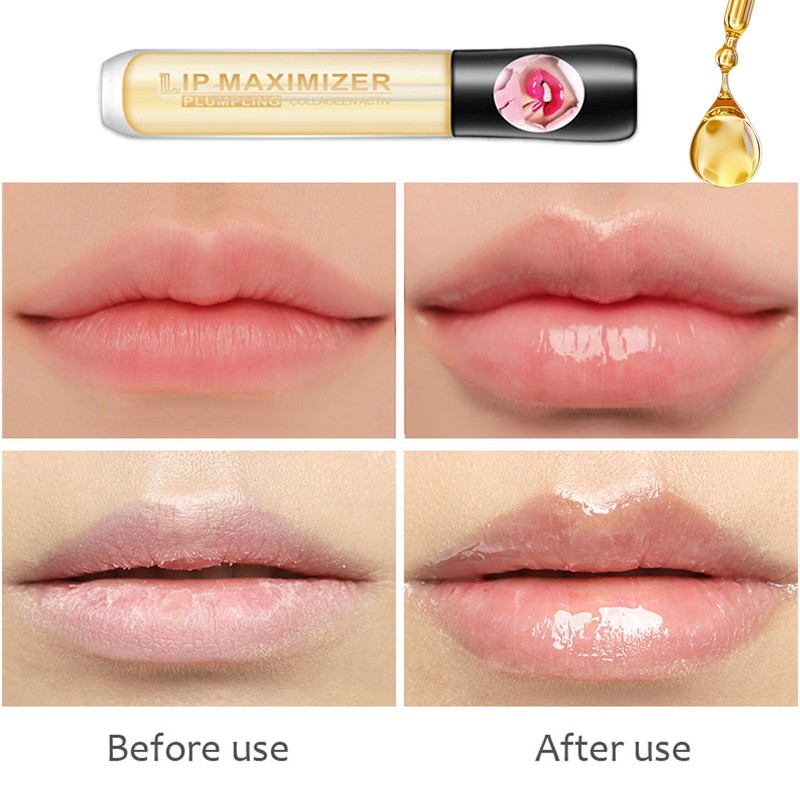 Lip Plumper, Volumizing Lip Plumping Gloss, Longlasting Moisturizing Lip Oil