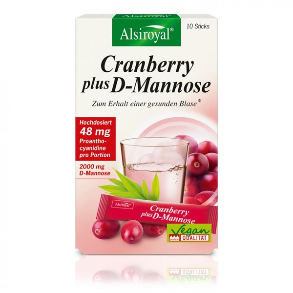 Alsiroyal Cranberry Plus D-Mannose 10 Sticks