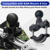 U-Bolt Base Kit for Motorcycle Bike Handlebar Holder Mount 1"