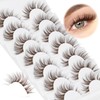Lash Clusters Brown Lashes Natural Look False Eyelashes Mink DIY
