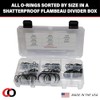 Kit de juntas tóricas Captain O-Ring ORS de cara plana