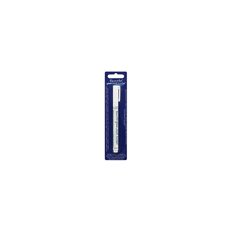 Deco Art White-Glass Paint Marker, Multicolour, 19.05x5.08x1.9 cm