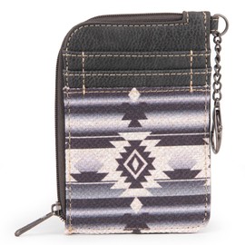 Montana West Wrangler Wallets for Women Boho Aztec Card Holder WG2203A-W005BK