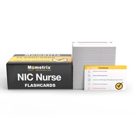 Neonatal Intensive Care Nursing Study Cards: NIC Nurse Review and Practice Test Questions for NICU Nursing Certification [Full Color Cards]