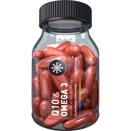 Essential Nutrition Q10 y Omega 3 45 cápsulas de 1000 mg
