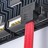tunghey 4Pack Right Angle SATA III Cable, 6Gbps Straight HDD