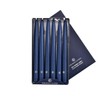 Colonial Candle Unscented Taper Candle, Handipt Collection, Indigo, 10 in, Pack of 12