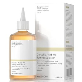 cido Gliclico Exfolia y Rejuvenece tu Piel 7 Tnico 240ML Solucin Reafirmante Tonificante de Acido Gliclico al 7 - Solucin para Manchas y Acn Regalos  