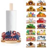 GlikCeil 18 Pcs Interchangeable Paper Towel Holder Summer Kitchen Decor