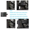 ELFJMZP ATX 8-pin female to 8-pin male 90-degree angle connector