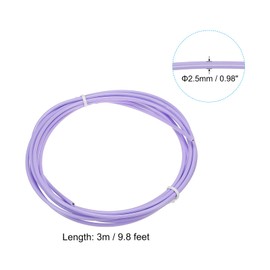 PATIKIL 10Ft Speed Jump Rope Replacement Cable, 2 Pack 2.5mm Professional Skipping Rope Steel Wire Replace for Rope Skipping Training, Purple