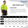 ProtectX High Visibility Shirts Short Sleeve Reflective Hi Vis Safety