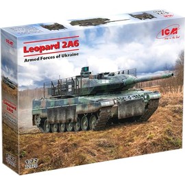 ICM 1/72 Ukraine Leopard 2A6 Plastic Model 72820 (Tank)