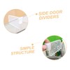 KONTONTY Pcs Fridge Organizers Extendable Storage Dividers for Refrigerator Side