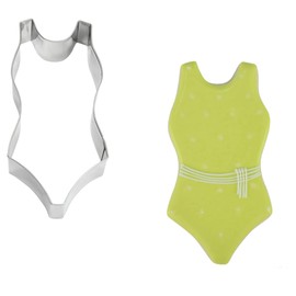 R&M International Bathing Suit Cookie Cutter 4" Stainless Steel