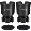 Upgraded Car Cup Holder Expander Adapter with Offset Adjustable Base,