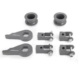 maXpeedingrods 3" Front & 2" Rear Leveling Lift Kit for 2000-2006 Chevy Avalanche Tahoe Suburban Yukon Escalade 6-Lug Truck, with Front Rear Shock Extenders, Gray