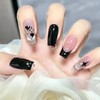 NICENEEDED 25 Pcs Nail Art Dangle Charms with Piercing Tool