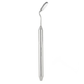 JMU Double-Sided Dental Mirror with Handle, Stainless Steel