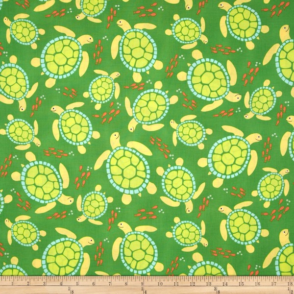 Michael Miller Sea Buddies Swimmin' in the Sea Sea Fabric