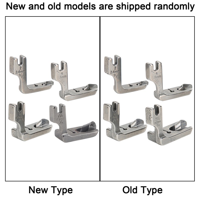 4PCs Presser Foot Sewing Machine Accessories Durable Crafts Stainless Steel