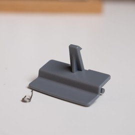 LesNau Center Console Jump Seat Lid Latch BL34-18672A66 Compatible with 2010-2018 Ford F150, Grey