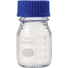 Hario NBO-100-SCI Heat Resistant Screw Mouth Bottle, 3.4 fl oz (100 ml)