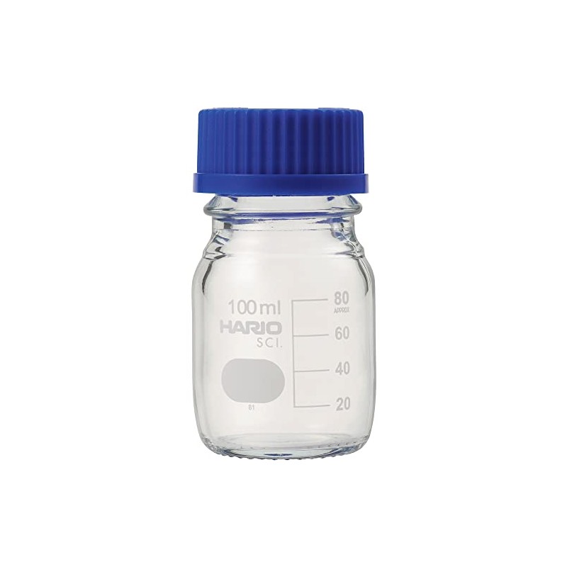Hario NBO-100-SCI Heat Resistant Screw Mouth Bottle, 3.4 fl oz