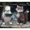 25 cm Standing Hatty Hedgehog Resin Garden Ornament …