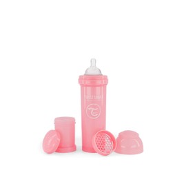 Twistshake Biberón Anticólicos de 330 ml | Tetina de Silicona Similar al Pecho | Mamila de Flujo Rápido 4+ Meses | Hecho de Plástico Libre de BPA | Ideal para Lactancia Normal| Piezas Intercambiables