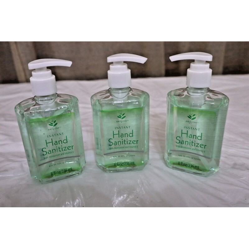 Mellow Instant Hand Sanitizer Mellow 8 fl.oz/236mL Pump Bottle Dispenser