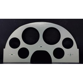 Dolphin Gauges 1957 Thunderbird 6 Gauge Dash Panel T-Bird Insert PC