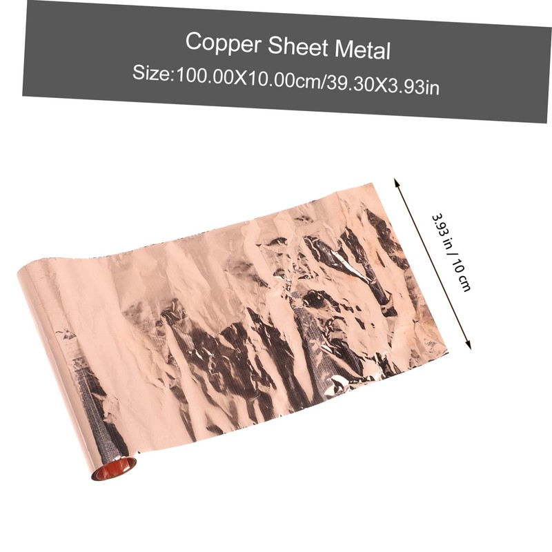 Gatuida 6rolls Copper Foil Sheet Versatile Plate for Electrical Repairs
