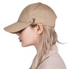 Bazaar Cap Hat One Point Logo Studs, Overfit, Beige, Silver,