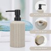 Asashizen Vertical Strip Retro Resin Soap Dispenser Bathroom Easy to