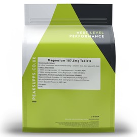 Magnesium Tablets - 90 Pack | 540mg MgO Providing 187.5mg Elemental Mg