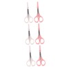Minkissy 3sets Eyebrow Razor Eyebrow Trimmer Eyelash Scissors High Scissors