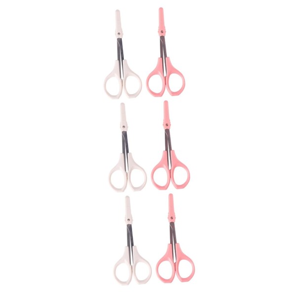Minkissy 3sets Eyebrow Razor Eyebrow Trimmer Eyelash Scissors High Scissors