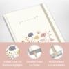 Häfft paper&you® Bullet Journal dotted A5 mit Gummiband Flower Joy