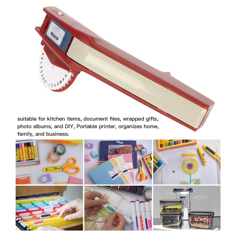 Embossing Label Maker 36 Printable Characters Easy Operation Label Making