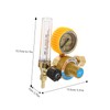 ULTECHNOVO Argon Gas Regulator Pressure Gauge Anti-fall Design for Real
